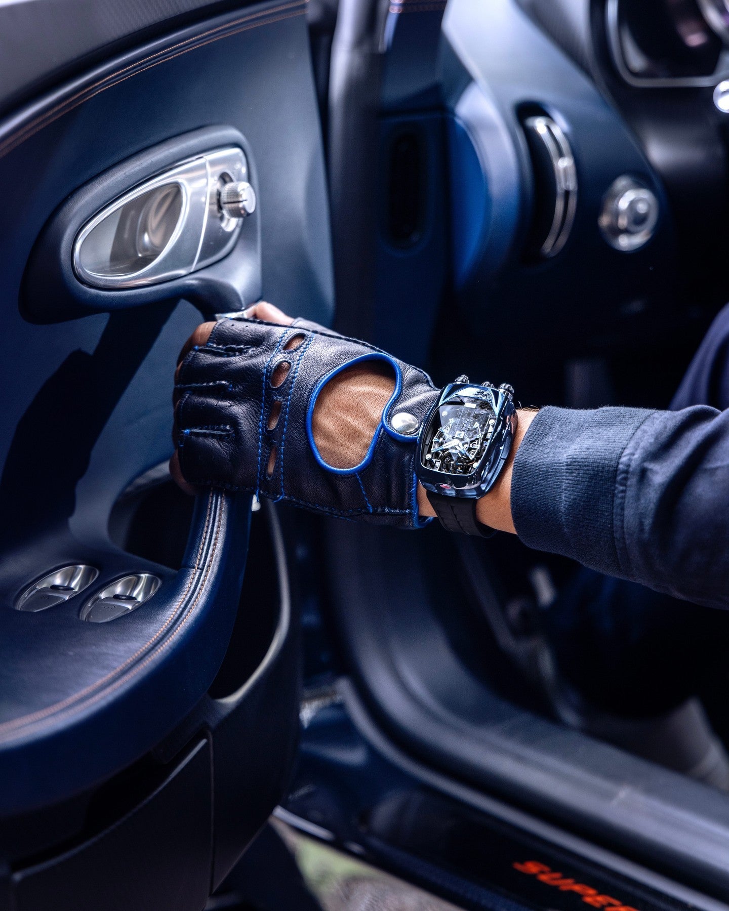 Limited Edition Jacob & Co. Bugatti Chiron Tourbillon watch (I01)