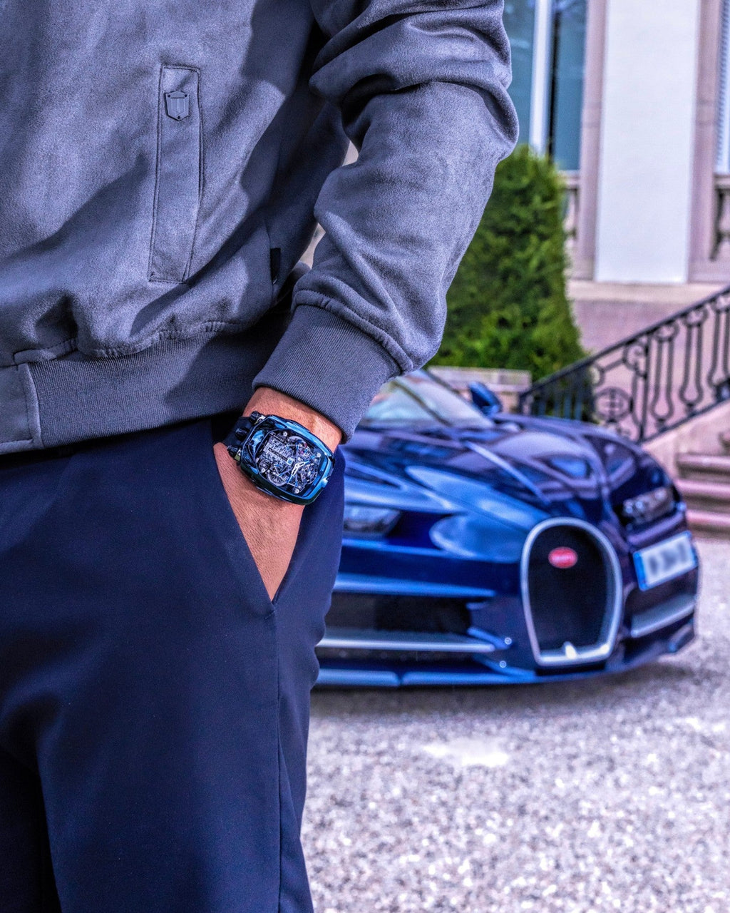 Limited Edition Jacob & Co. Bugatti Chiron Tourbillon watch (I01)
