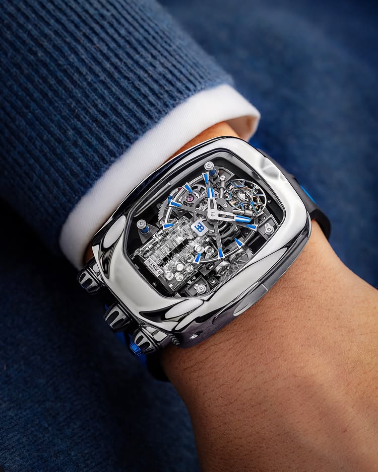 Limited Edition Jacob & Co. Bugatti Chiron Tourbillon watch (I01)