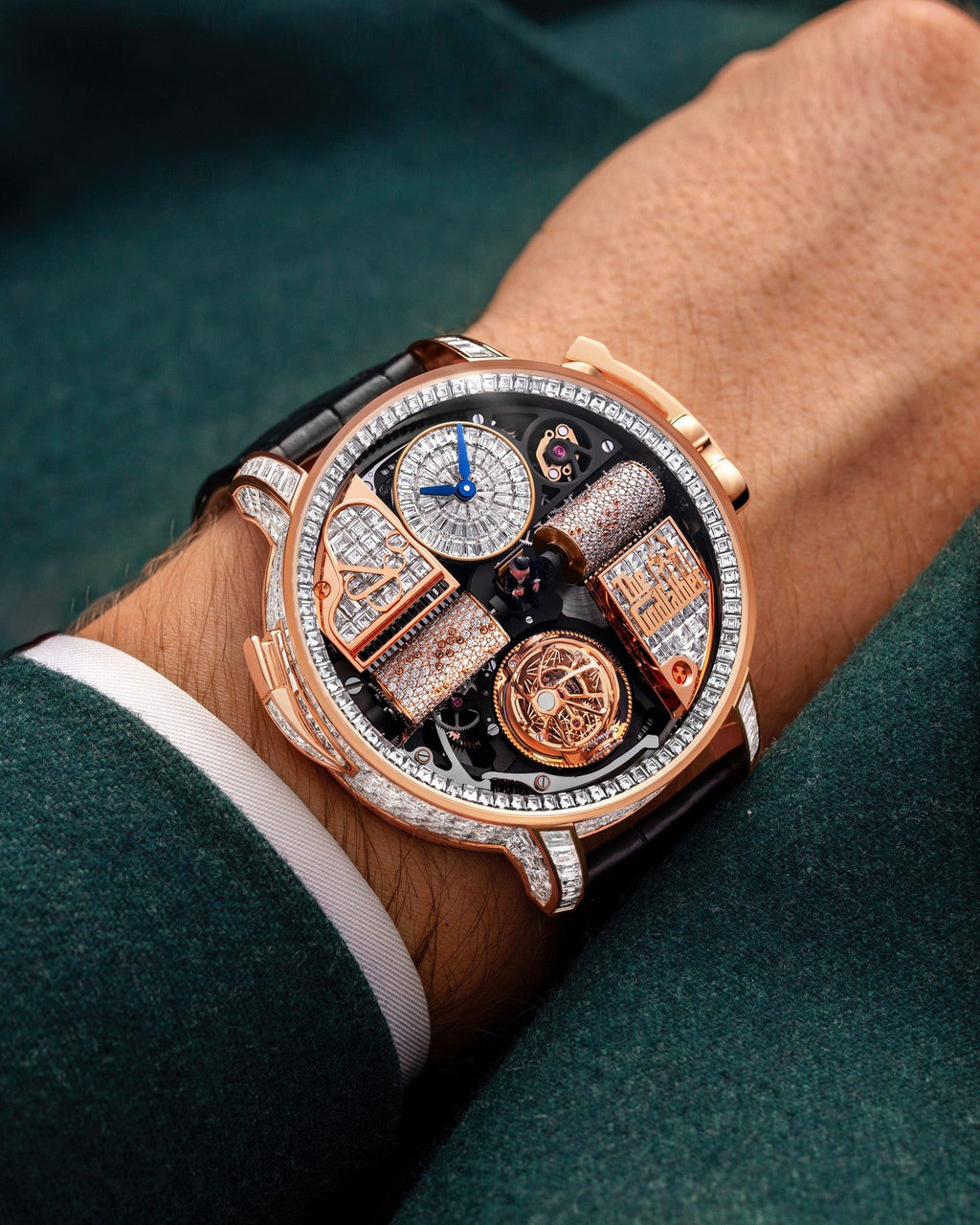Limited Edition Jacob & Co. Opera Godfather Baguette watch (I01)