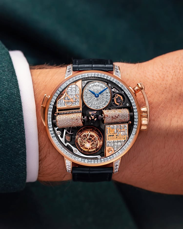 Limited Edition Jacob & Co. Opera Godfather Baguette watch (I01)