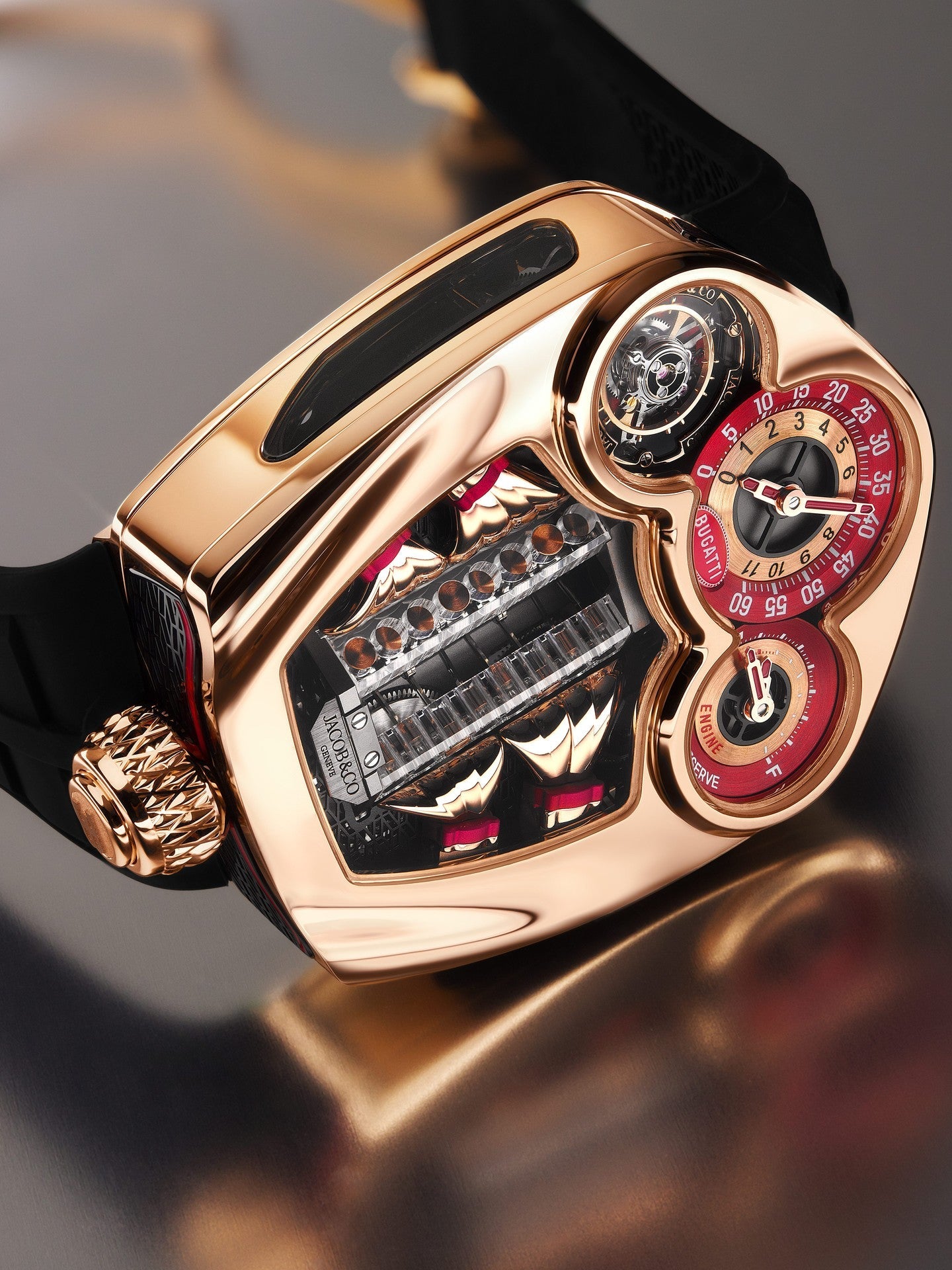 Limited Edition Jacob & Co. Bugatti Tourbillon watch (I01)