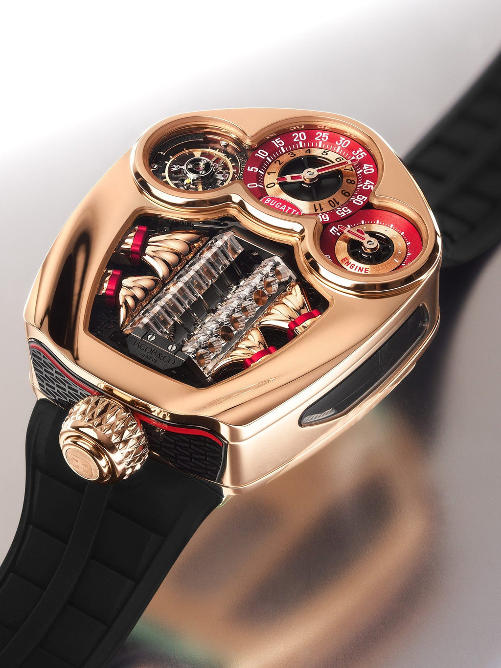 Limited Edition Jacob & Co. Bugatti Tourbillon watch (I01)