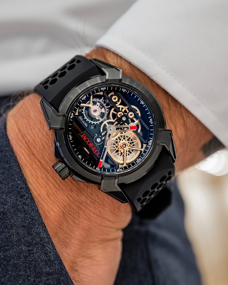 Limited Edition Jacob & Co. Epic X Skeleton manual winding watch (I01)