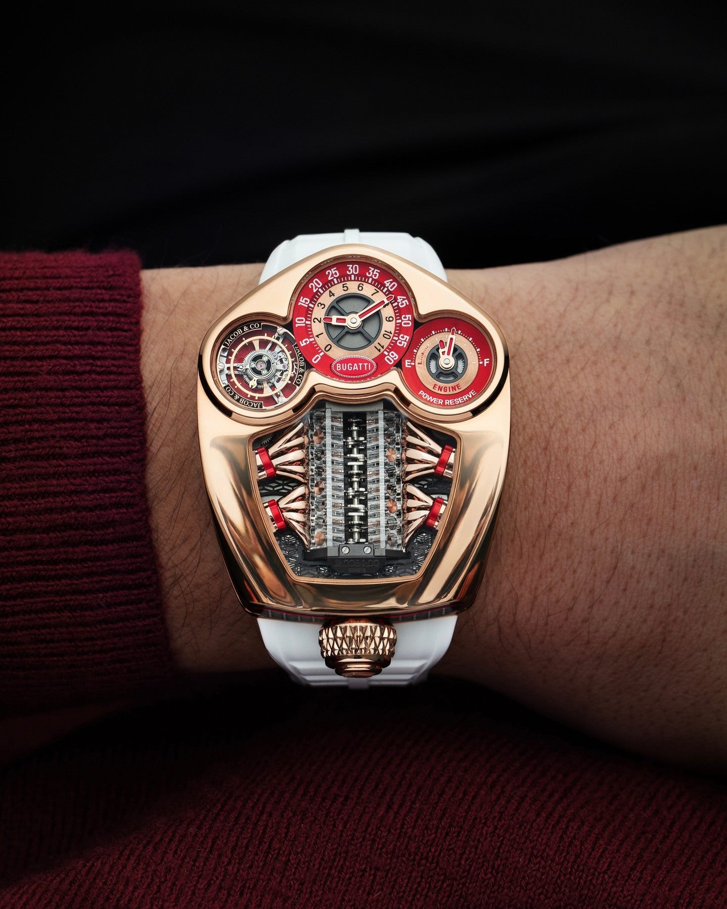 Limited Edition Jacob & Co. Bugatti Tourbillon watch (I01)