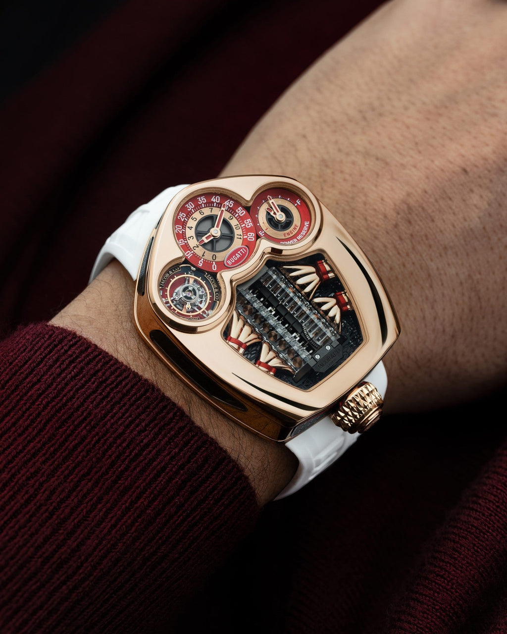 Limited Edition Jacob & Co. Bugatti Tourbillon watch (I01)