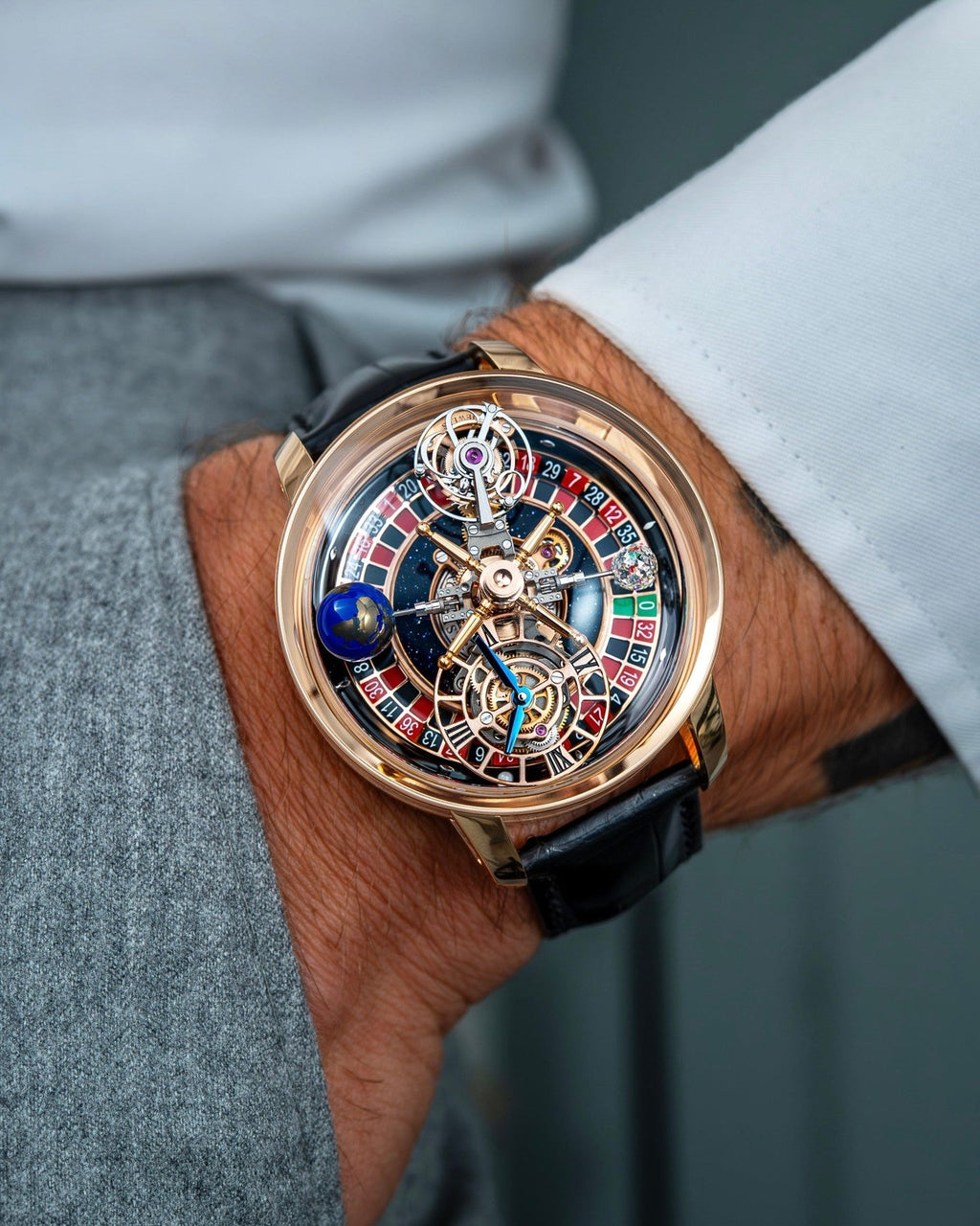Limited Edition Jacob & Co. Astronomia Casino watch (I01)