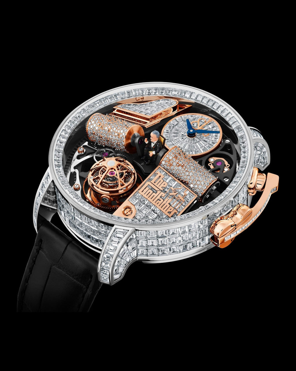 Limited Edition Jacob & Co. Opera Godfather Baguette watch (I01)